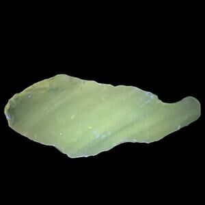 Tricolor Swirl Art Glass Cullet Glowing Manganese Slag Glass‎ #5GM47